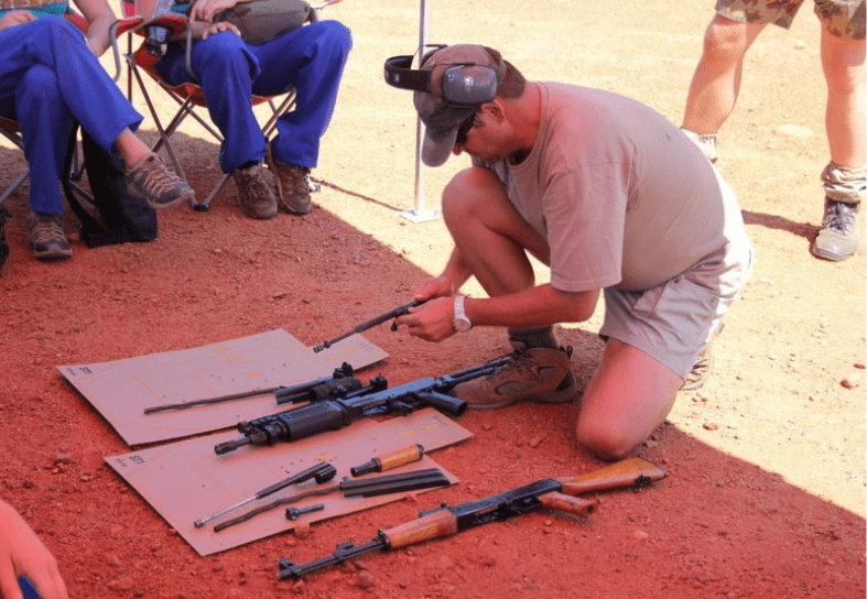 anti-poaching course weapons training