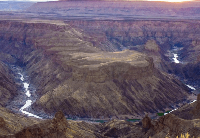Fish river canyon in Namibia