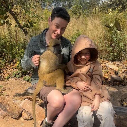 Millard family volunteers